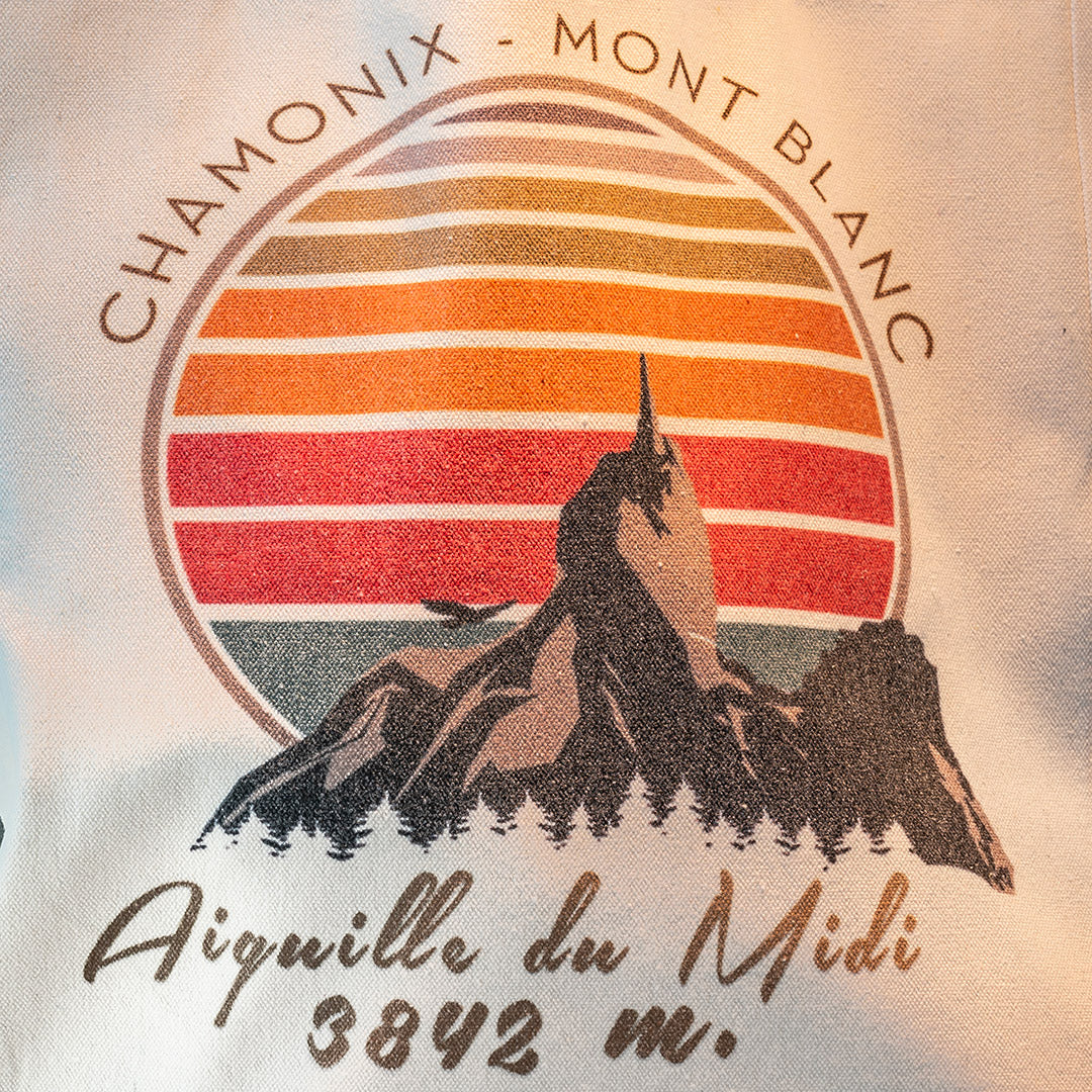 Tote Bag Aiguille du Midi Boutique MontBlanc Natural Resort