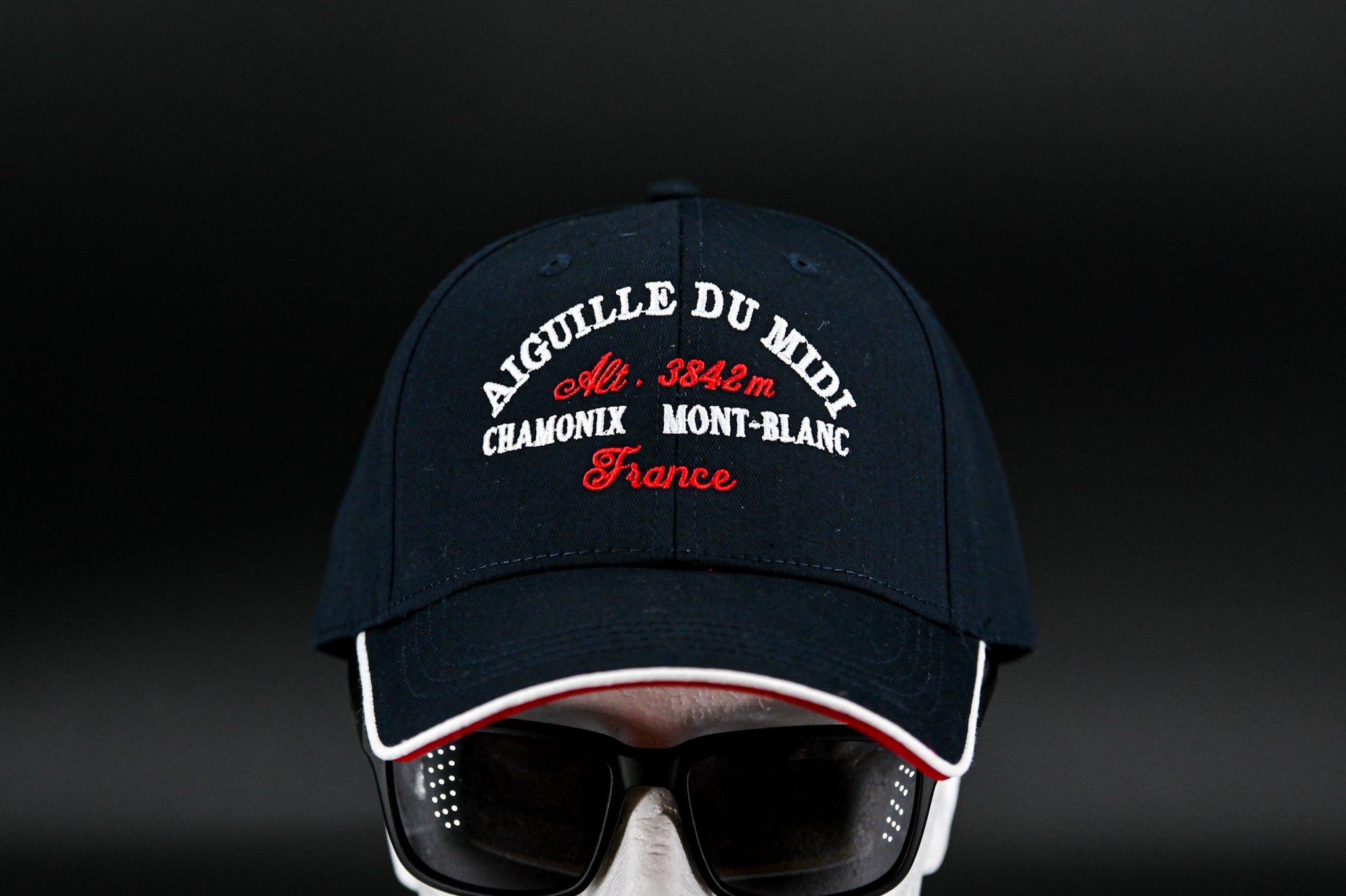 Casquette Marine -  Broderie Aiguille du Midi
