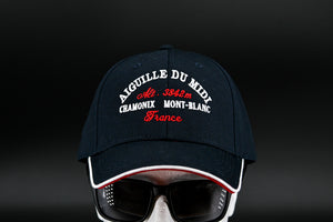 Casquette Marine -  Broderie Aiguille du Midi