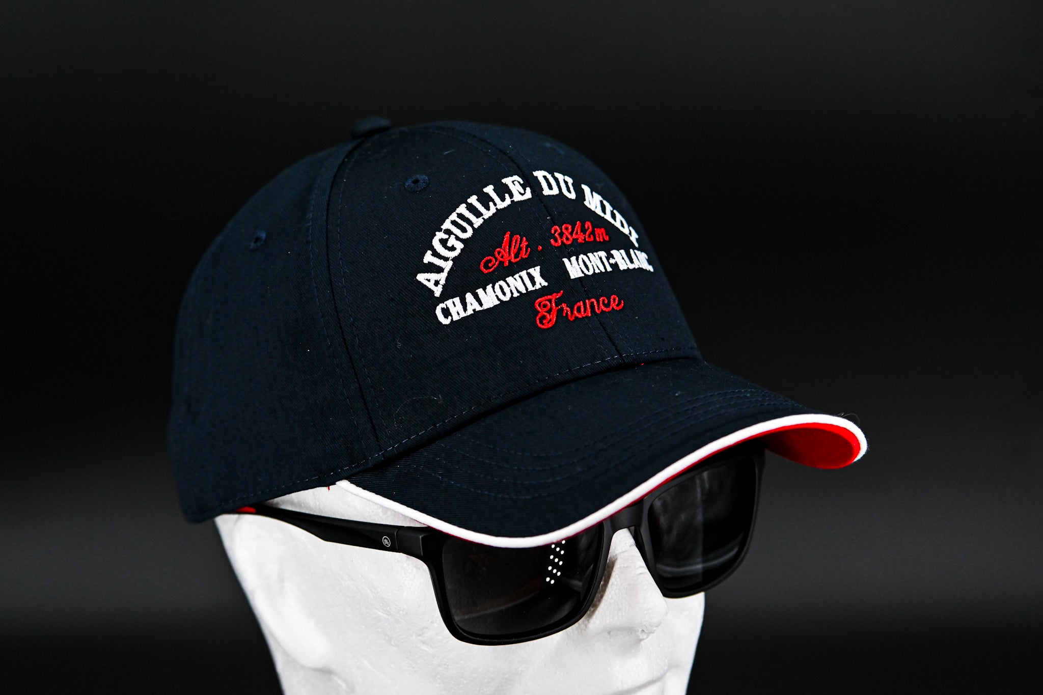 Casquette Marine -  Broderie Aiguille du Midi