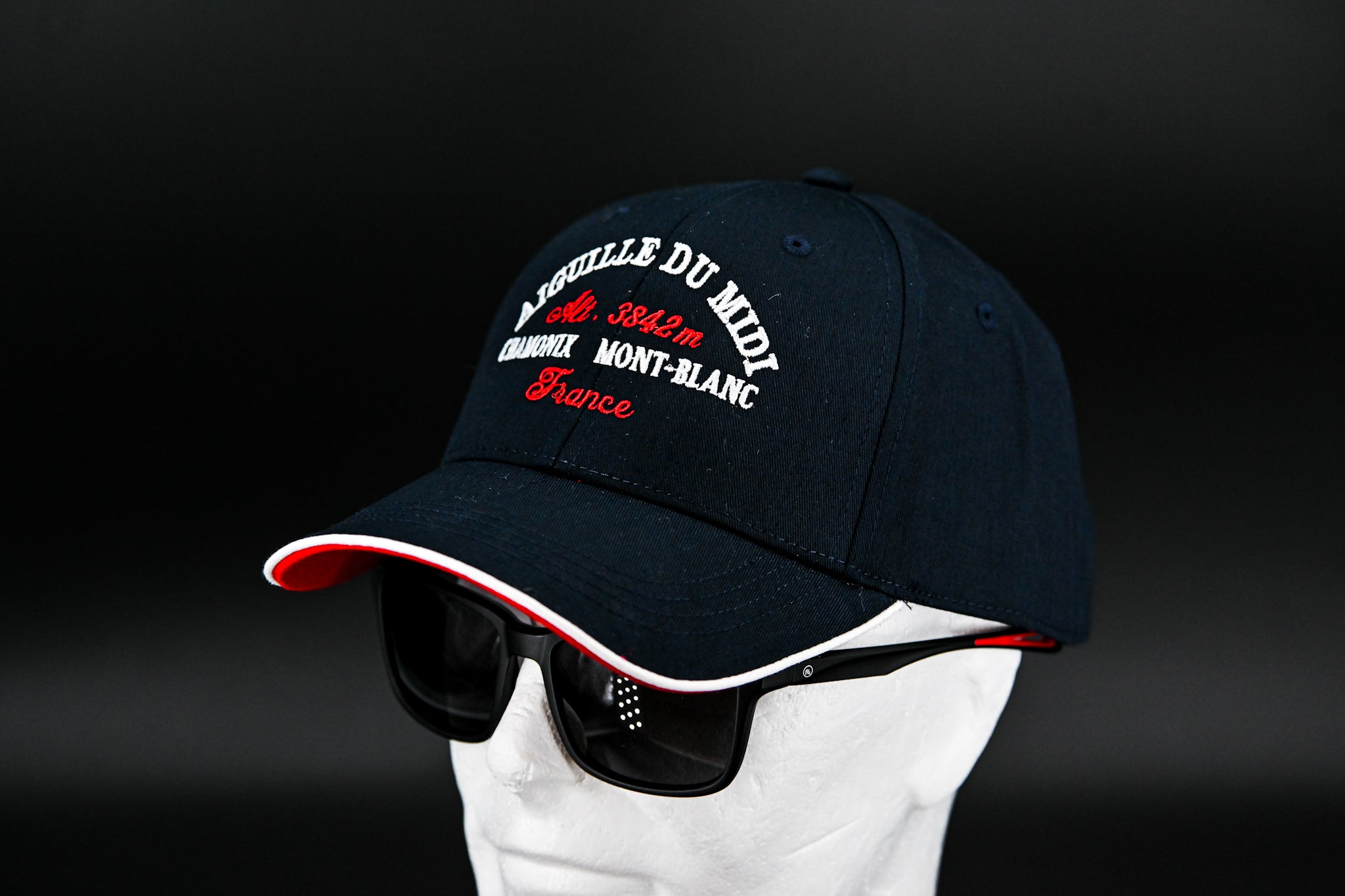 Casquette Marine -  Broderie Aiguille du Midi