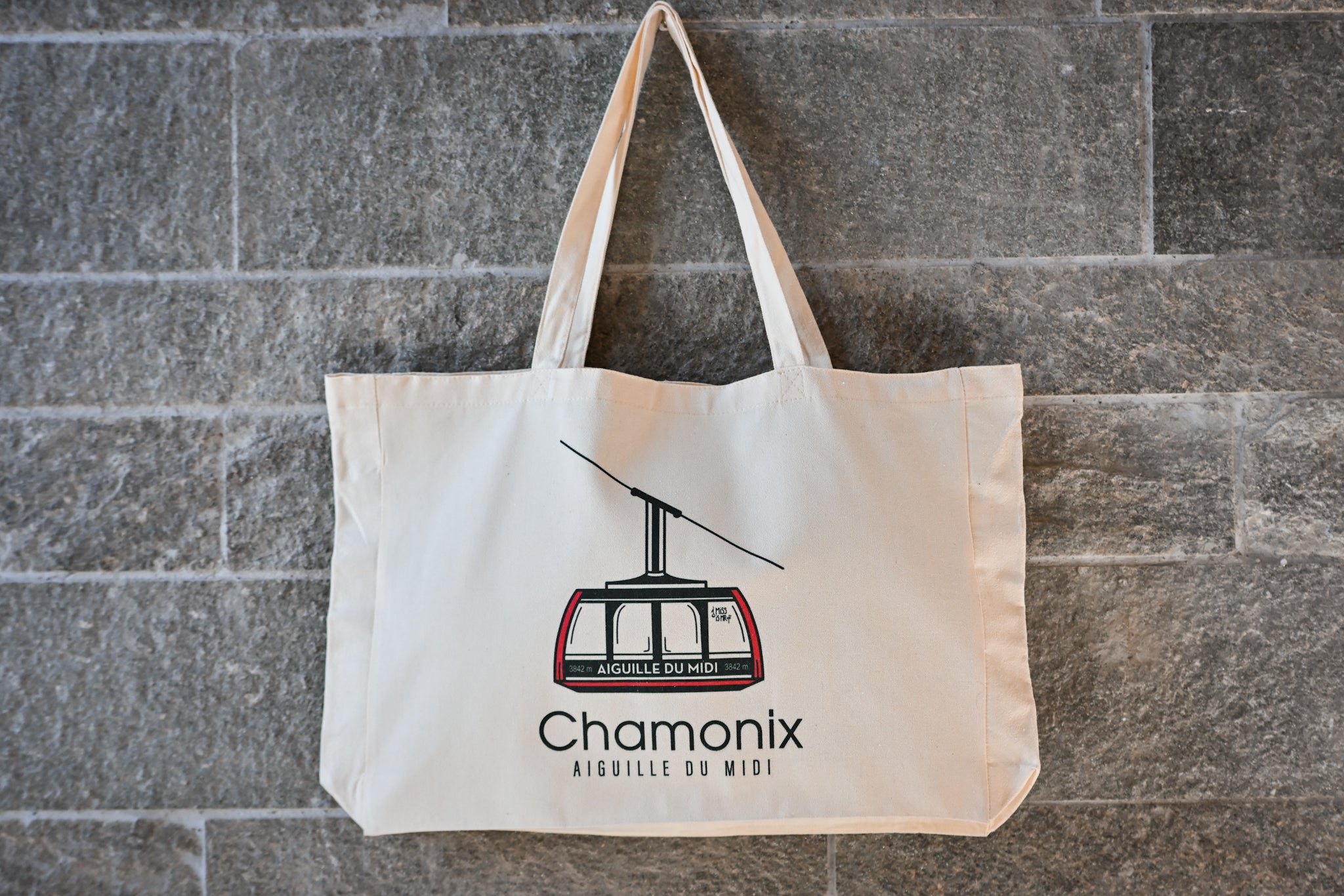 TOTE BAG TELEPHERIQUE AIGUILLE DU MIDI