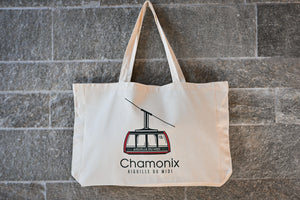 TOTE BAG TELEPHERIQUE AIGUILLE DU MIDI